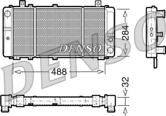 Denso DRM27001 - Hladnjak, hladjenje motora www.molydon.hr