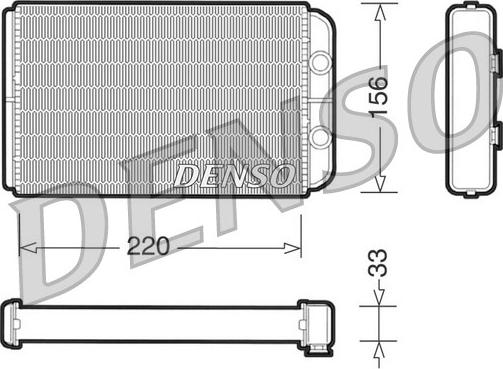 Denso DRR09090 - Izmjenjivač topline, grijanje unutrasnjeg prostora www.molydon.hr