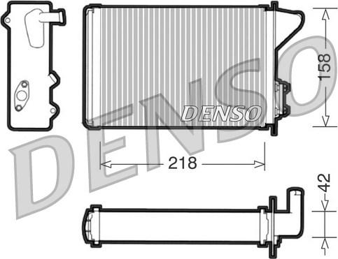 Denso DRR09040 - Izmjenjivač topline, grijanje unutrasnjeg prostora www.molydon.hr