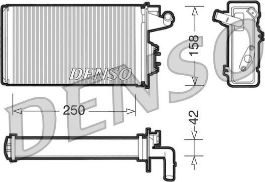 Denso DRR09010 - Izmjenjivač topline, grijanje unutrasnjeg prostora www.molydon.hr