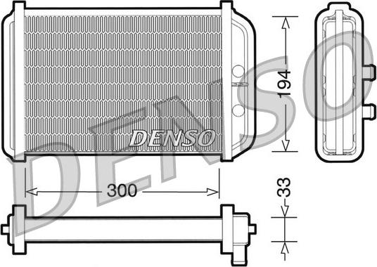 Denso DRR09033 - Izmjenjivač topline, grijanje unutrasnjeg prostora www.molydon.hr