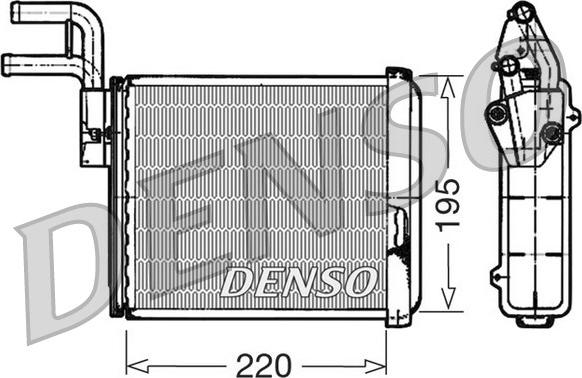 Denso DRR09032 - Izmjenjivač topline, grijanje unutrasnjeg prostora www.molydon.hr