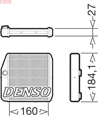 Denso DRR09076 - Izmjenjivač topline, grijanje unutrasnjeg prostora www.molydon.hr
