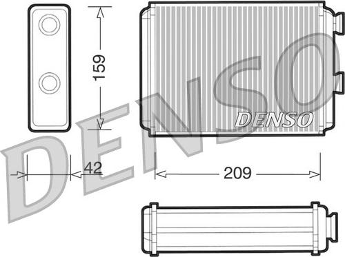 Denso DRR09071 - Izmjenjivač topline, grijanje unutrasnjeg prostora www.molydon.hr