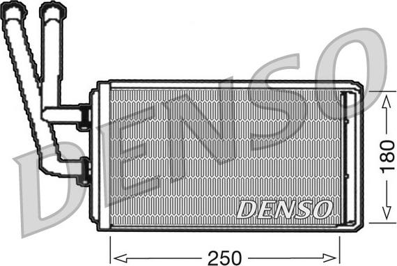 Denso DRR09100 - Izmjenjivač topline, grijanje unutrasnjeg prostora www.molydon.hr