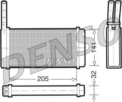 Denso DRR10010 - Izmjenjivač topline, grijanje unutrasnjeg prostora www.molydon.hr