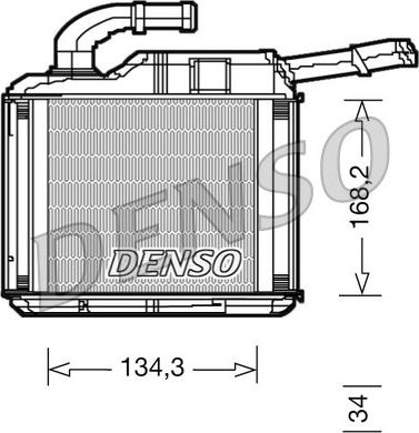 Denso DRR32010 - Izmjenjivač topline, grijanje unutrasnjeg prostora www.molydon.hr