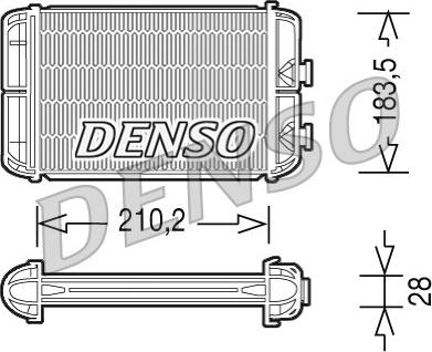 Denso DRR20004 - Izmjenjivač topline, grijanje unutrasnjeg prostora www.molydon.hr