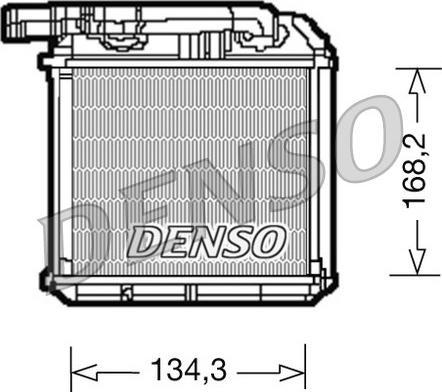 Denso DRR28001 - Izmjenjivač topline, grijanje unutrasnjeg prostora www.molydon.hr