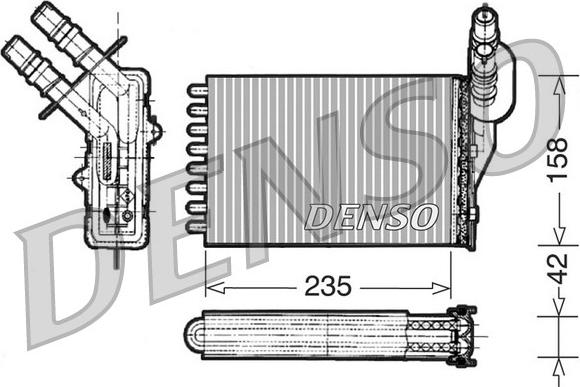 Denso DRR23001 - Izmjenjivač topline, grijanje unutrasnjeg prostora www.molydon.hr