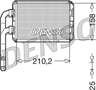 Denso DRR23016 - Izmjenjivač topline, grijanje unutrasnjeg prostora www.molydon.hr