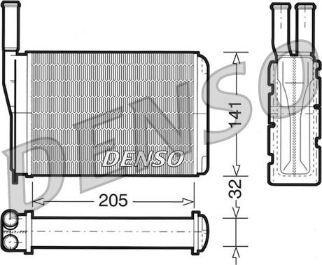 Denso DRR23010 - Izmjenjivač topline, grijanje unutrasnjeg prostora www.molydon.hr