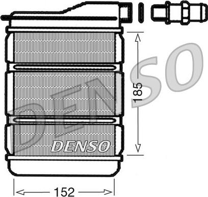 Denso DRR23011 - Izmjenjivač topline, grijanje unutrasnjeg prostora www.molydon.hr