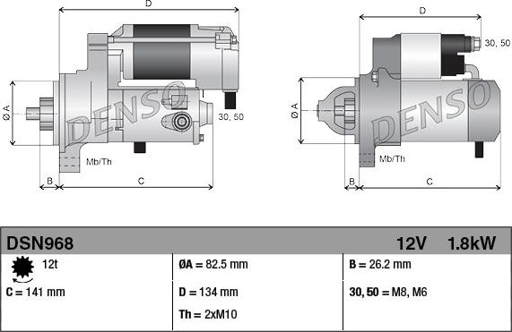 Denso DSN968 - Starter www.molydon.hr