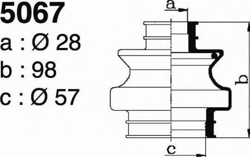 DEPA 5067 - Manžeta, Pogonska osovina www.molydon.hr