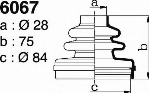 DEPA 6067 - Manžeta, Pogonska osovina www.molydon.hr