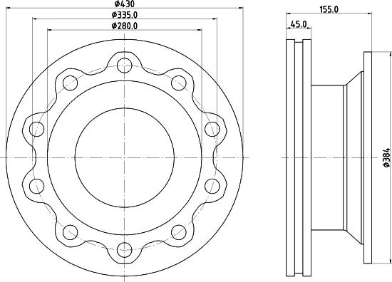 Pagid 58124 - Kočioni disk www.molydon.hr