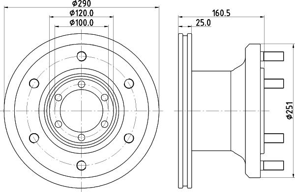 Juratek FIV103 - Kočioni disk www.molydon.hr