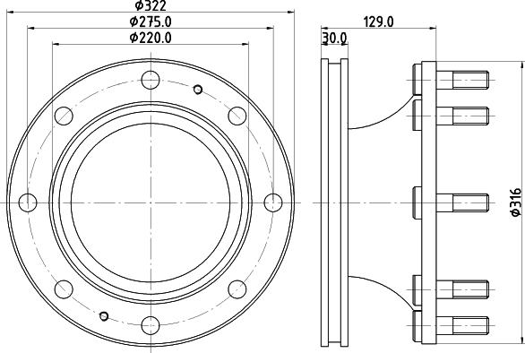 Remsa NCA1003.20 - Kočioni disk www.molydon.hr