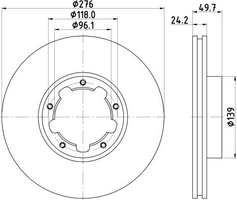 Remsa 1860275.0 - Kočioni disk www.molydon.hr