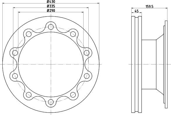 First Line 50504 - Kočioni disk www.molydon.hr