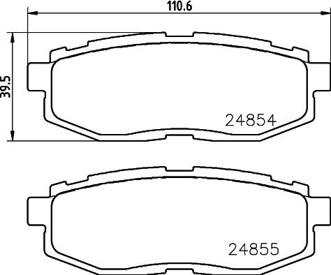 Textar TX0884 - Komplet Pločica, disk-kočnica www.molydon.hr