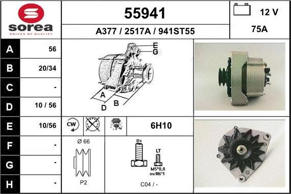 EAI 55941 - Alternator www.molydon.hr