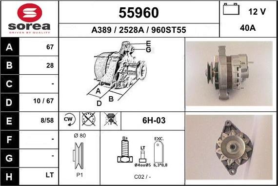 EAI 55960 - Alternator www.molydon.hr