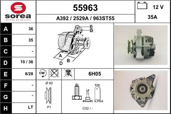 EAI 55963 - Alternator www.molydon.hr