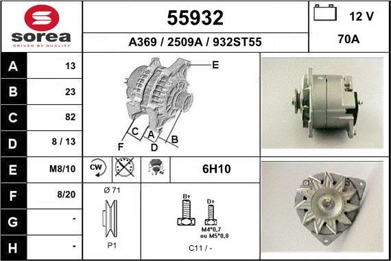 EAI 55932 - Alternator www.molydon.hr