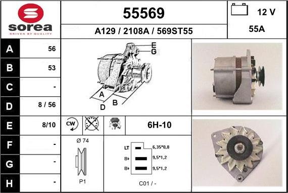 EAI 55569 - Alternator www.molydon.hr