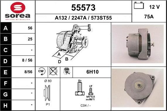 EAI 55573 - Alternator www.molydon.hr