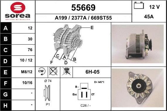 EAI 55669 - Alternator www.molydon.hr