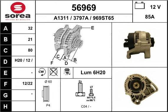 EAI 56969 - Alternator www.molydon.hr