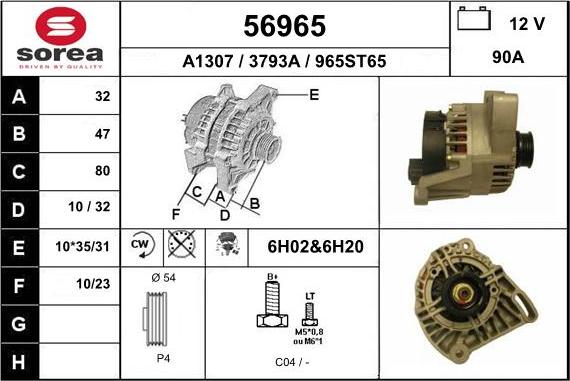 EAI 56965 - Alternator www.molydon.hr