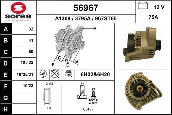 EAI 56967 - Alternator www.molydon.hr