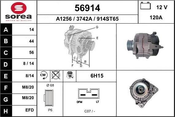 EAI 56914 - Alternator www.molydon.hr