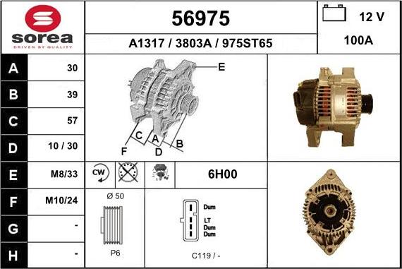 EAI 56975 - Alternator www.molydon.hr