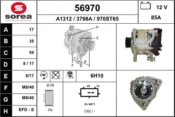 EAI 56970 - Alternator www.molydon.hr