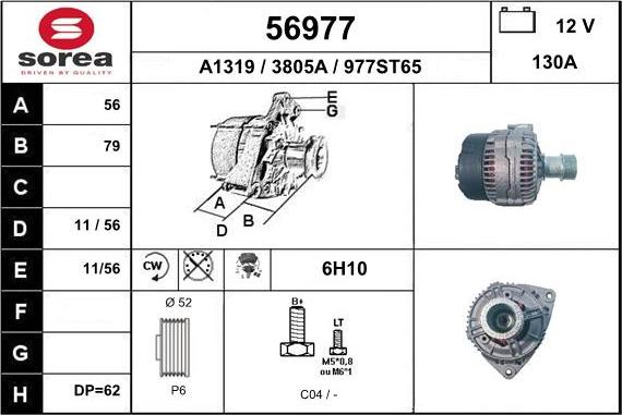 EAI 56977 - Alternator www.molydon.hr