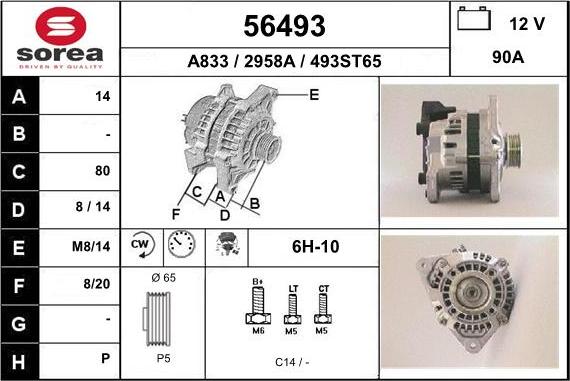 EAI 56493 - Alternator www.molydon.hr