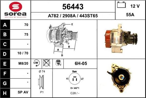 EAI 56443 - Alternator www.molydon.hr