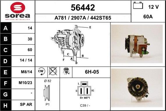 EAI 56442 - Alternator www.molydon.hr