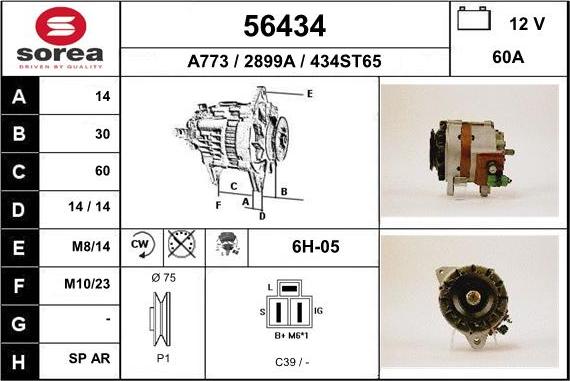 EAI 56434 - Alternator www.molydon.hr