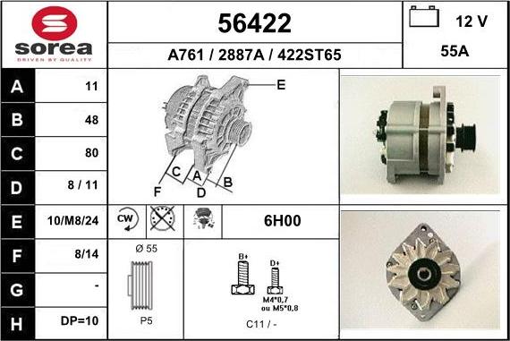 EAI 56422 - Alternator www.molydon.hr