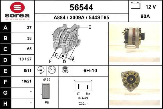 EAI 56544 - Alternator www.molydon.hr