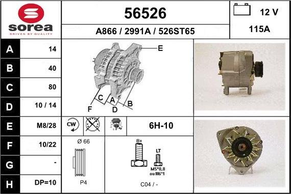 EAI 56526 - Alternator www.molydon.hr