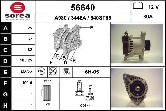 EAI 56640 - Alternator www.molydon.hr