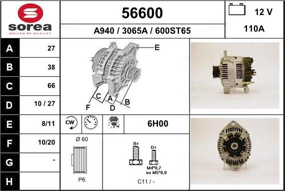 EAI 56600 - Alternator www.molydon.hr