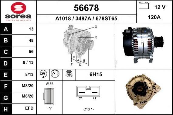 EAI 56678 - Alternator www.molydon.hr